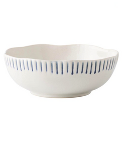 Juliska Sitio Stripe Indigo Coupe Bowl - FINAL SALE