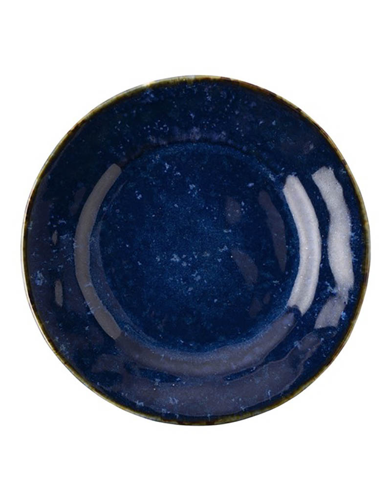 Puro Dappled Cobalt Side/Cocktail Plate